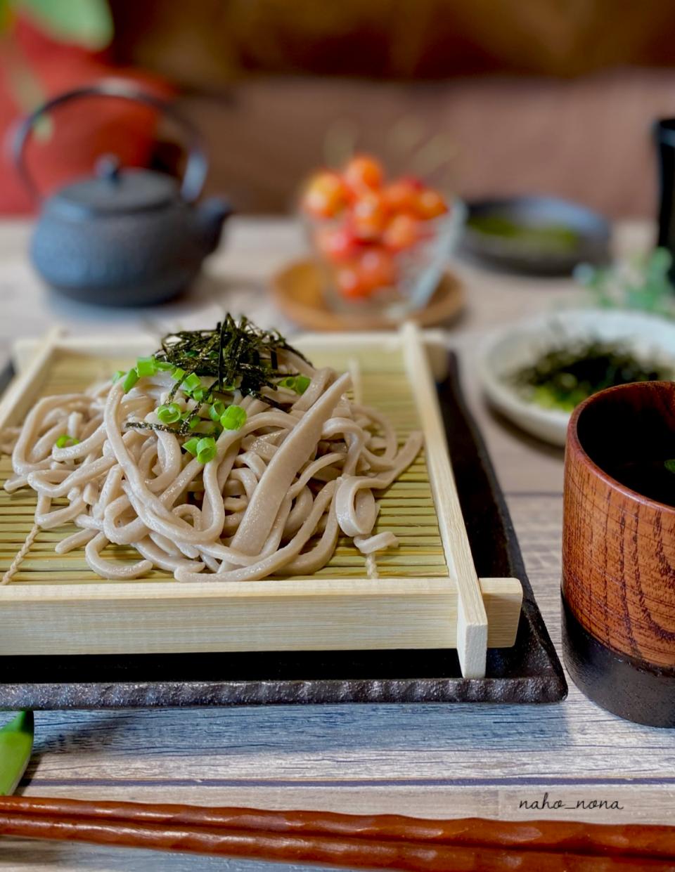 自宅で蕎麦打ち♩美味しい！